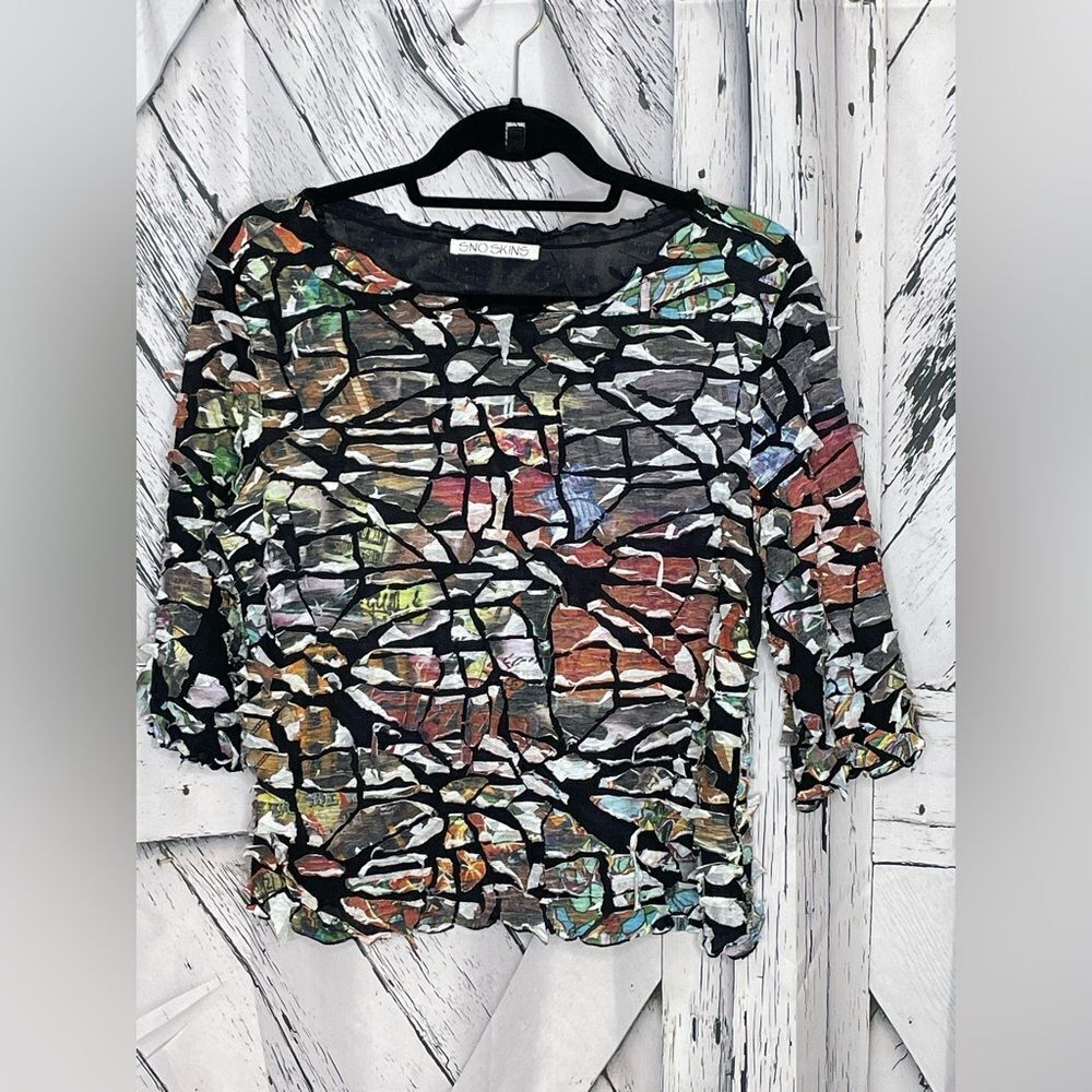 SNO SKINS Mesh Top 3D 3/4 Sleeves XL